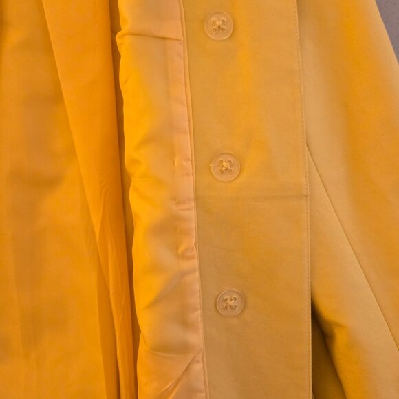 Sunshine Yellow Talbots Women's Petites Size 12 Swing Jacket Blazer Excellent! - Picture 8 of 15